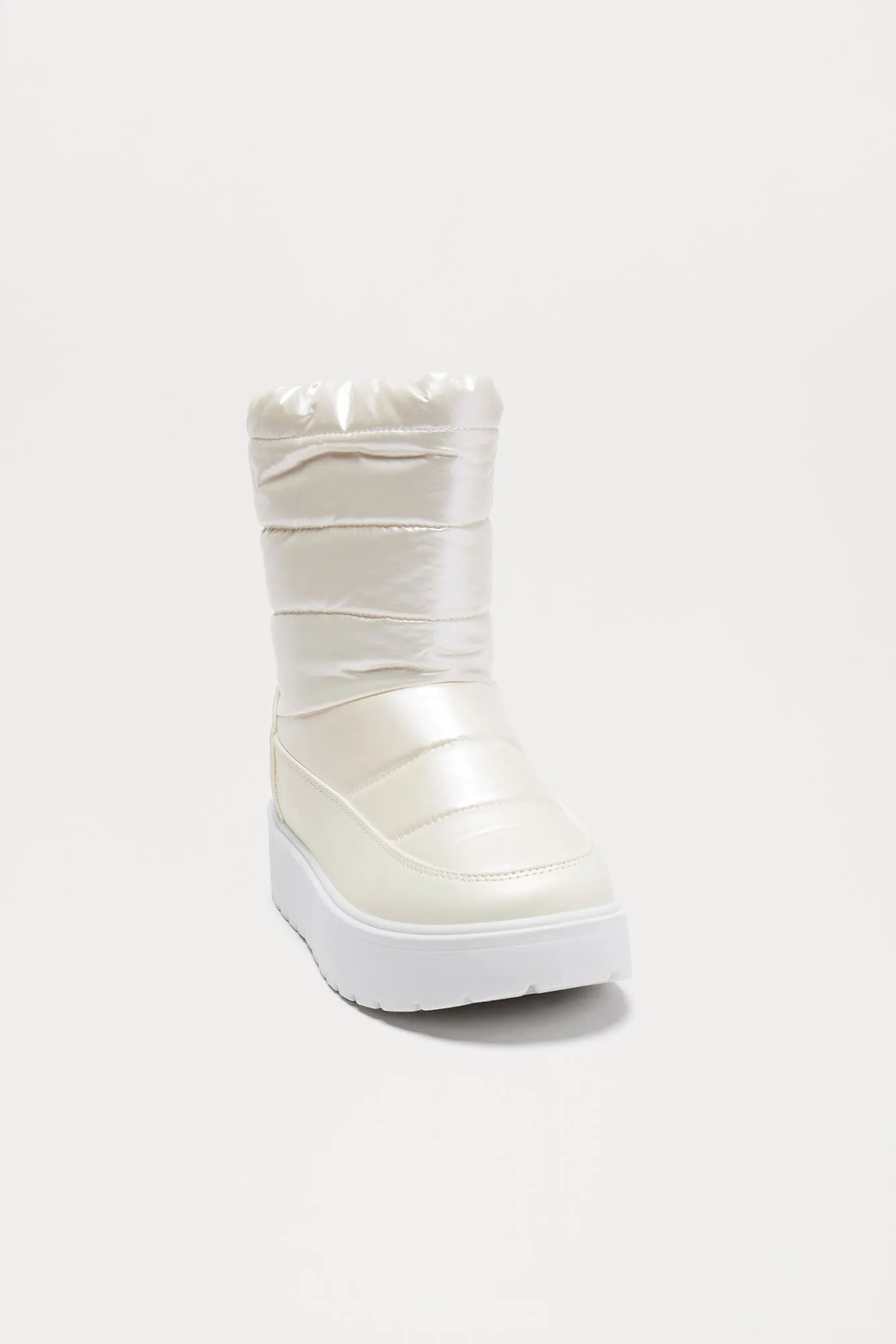 Avalanche Platform Booties - Pearl