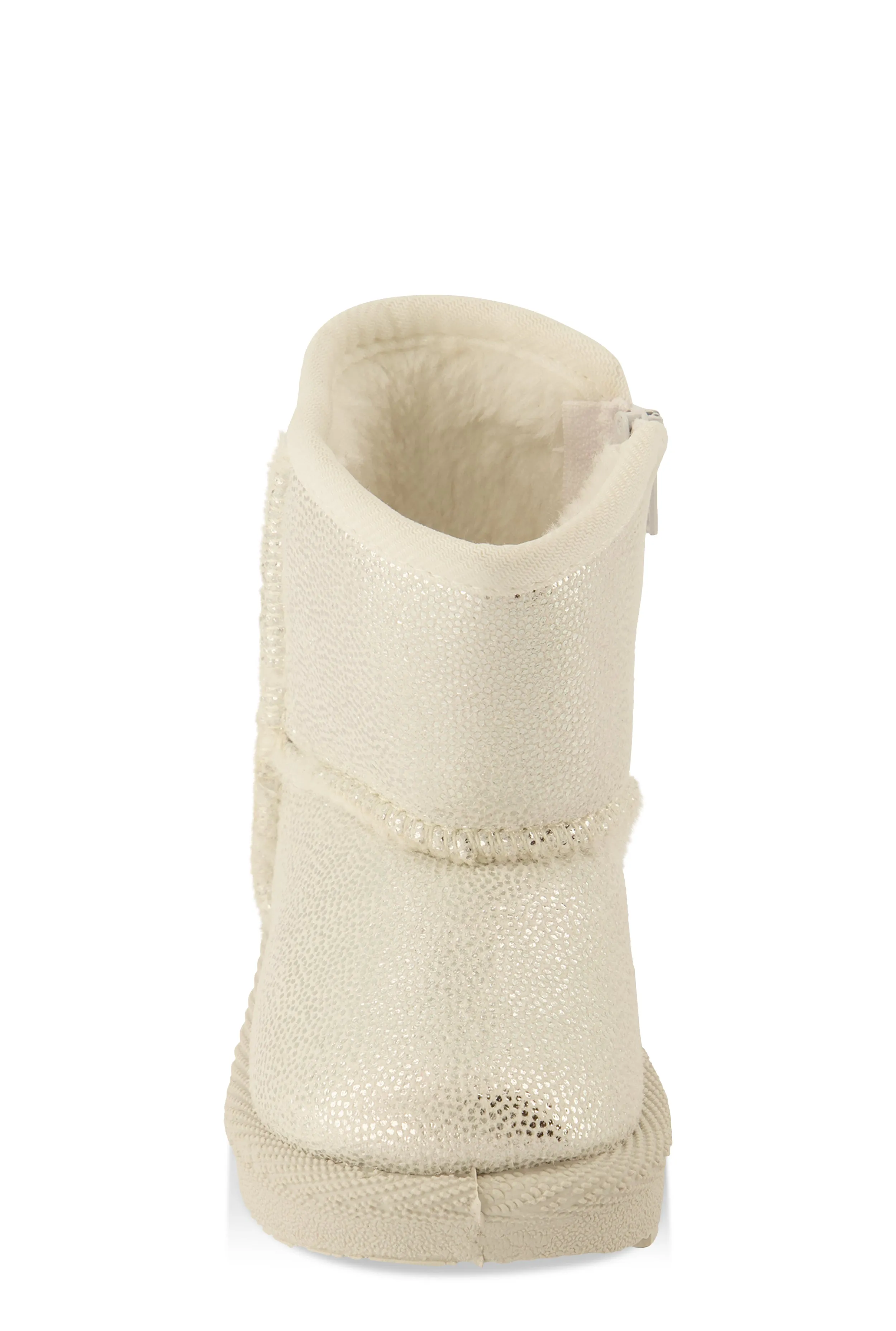 Baby Girls Faux Fur Lined Side Zip Boots
