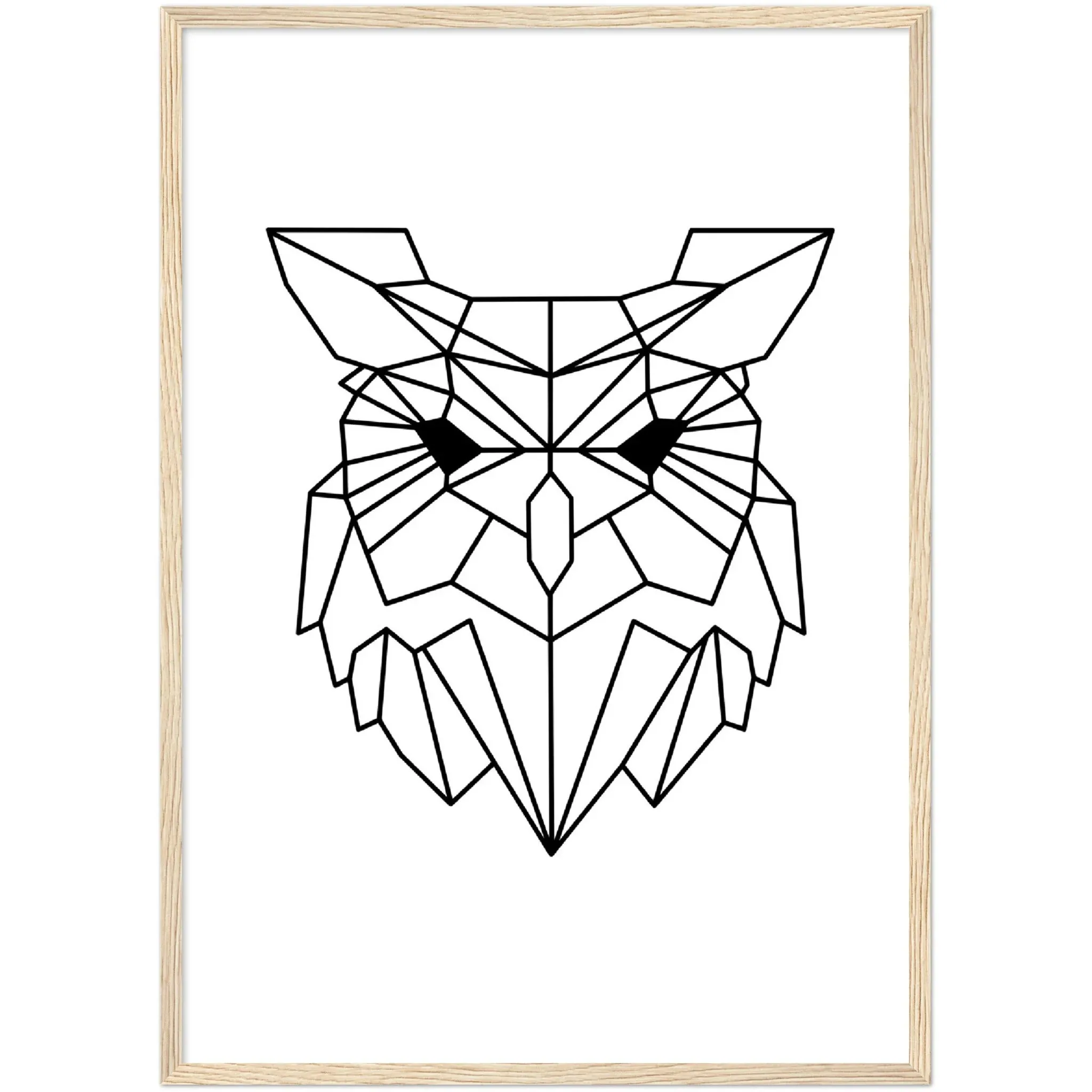 Geometric Owl Wall Art