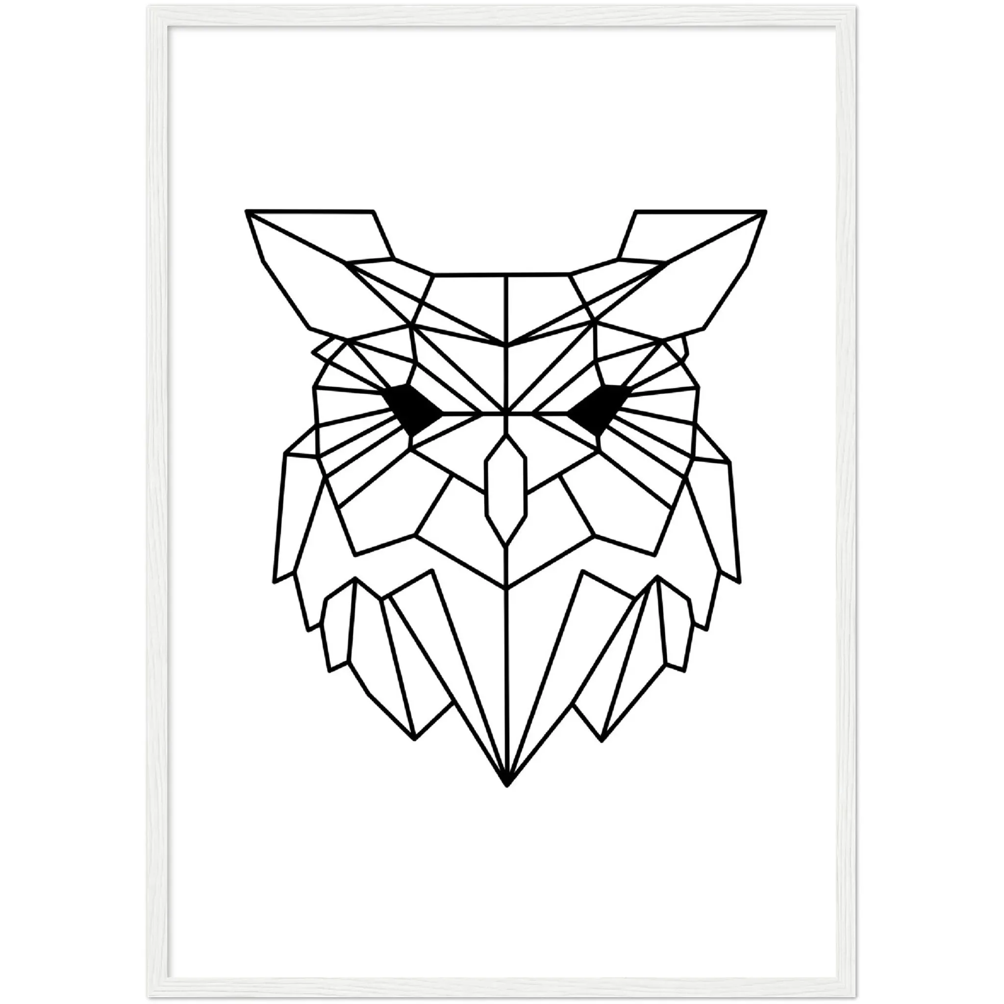 Geometric Owl Wall Art