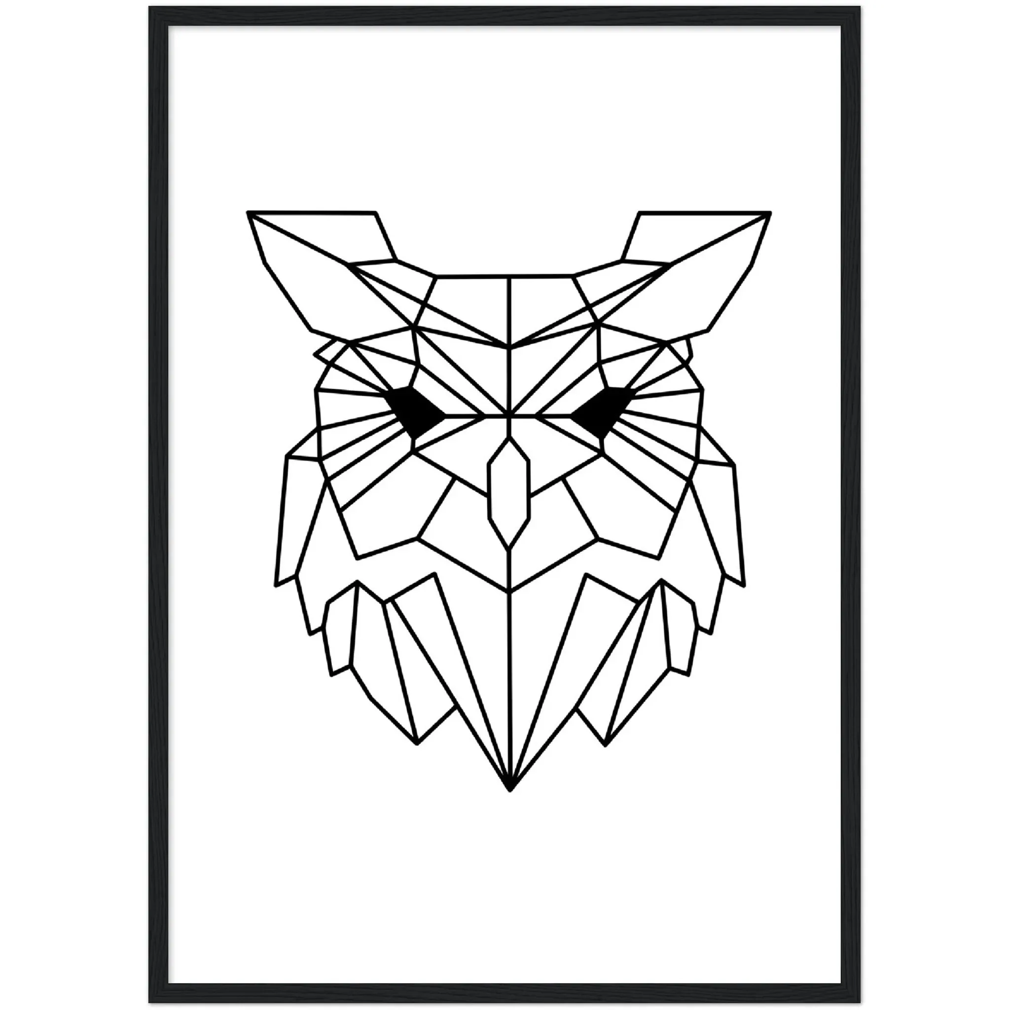 Geometric Owl Wall Art